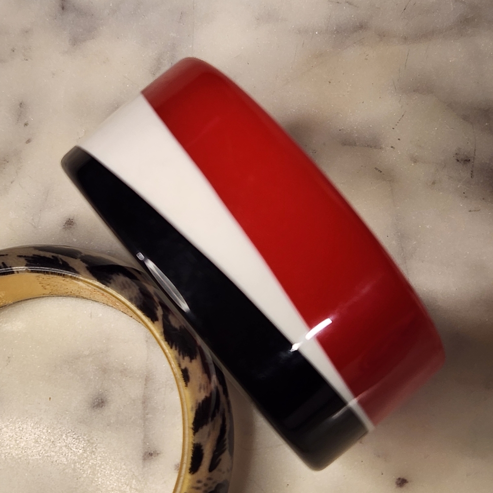 Vintage | Three Different Braclets|Pearls| Leopar… - image 5